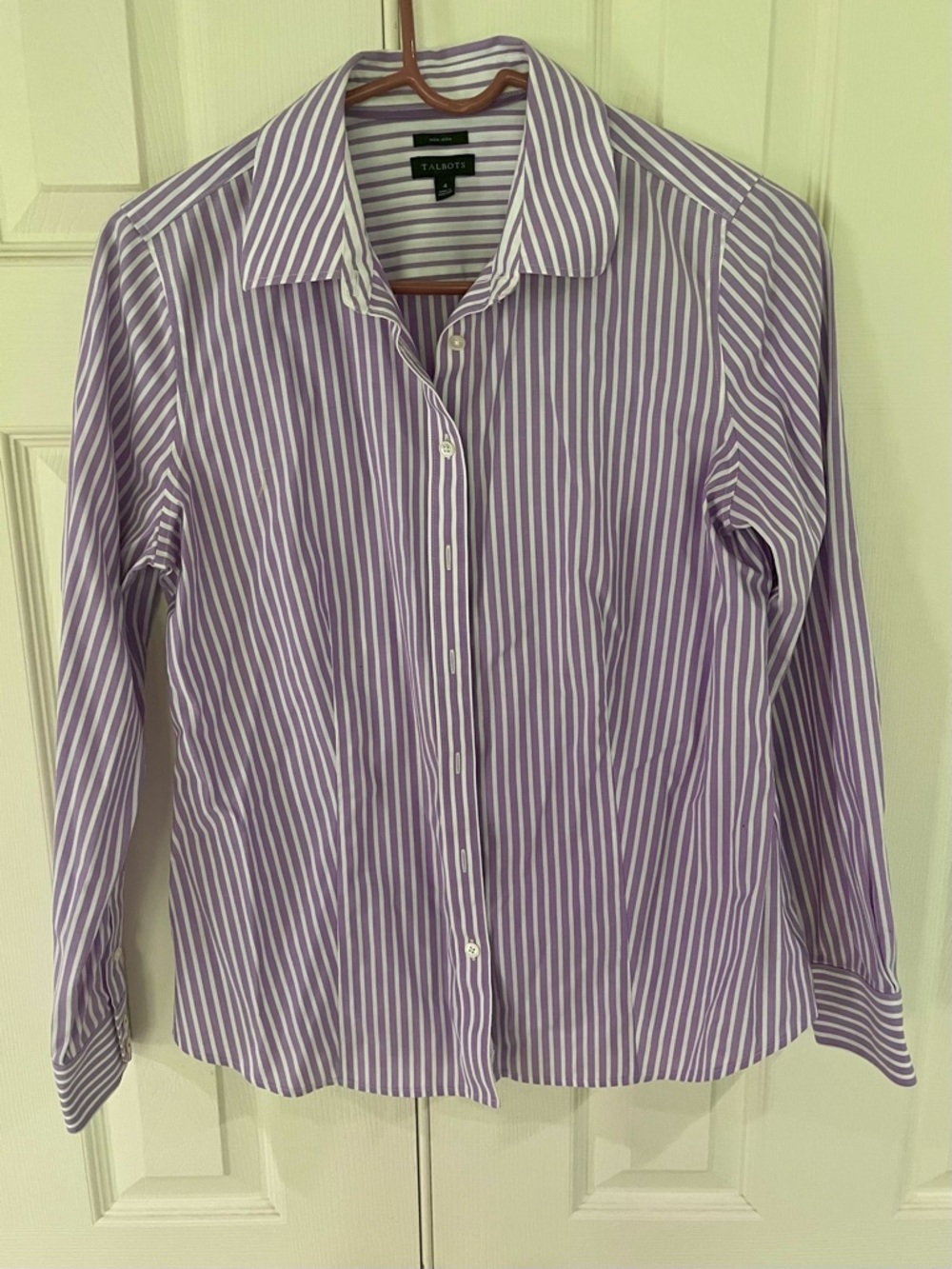 Talbots non-iron button down-size 4